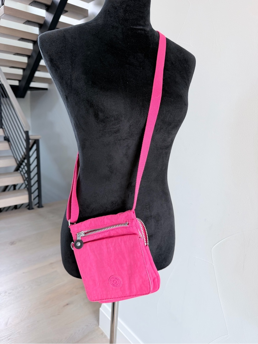 Kipling Bright Pink Crossbody Bag